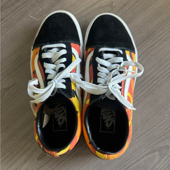Vans Old Skool Pop Camo Orange - Size 5 - Picture 2 of 6